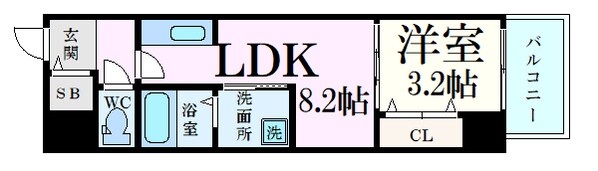 メイクス京橋川の物件間取画像